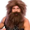 CAVEMAN/HAGRID WIG, BEARD & MOUSTACHE BROWN 2 CAVEMAN/HAGRID WIG, BEARD & MOUSTACHE BROWN -Wigs for Fancy Dress Sales Shop caveman wig