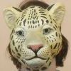 MASK - FULL FACE LEOPARD/CHEETAH PLASTIC 2 MASK - FULL FACE LEOPARD/CHEETAH PLASTIC -Wigs for Fancy Dress Sales Shop cheetah649A