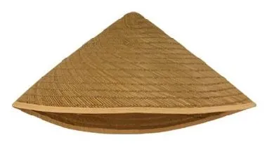 CHINESE STRAW COOLIE HAT 3 CHINESE STRAW COOLIE HAT