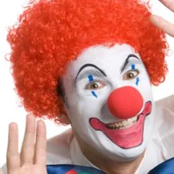CURLY CLOWN WIG - RED
