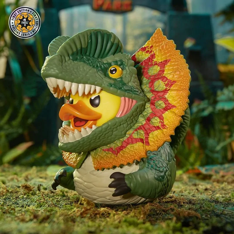 JURASSIC PARK Dilophosaurus Tubbz Rubber Duck Collectible Preorder 4 JURASSIC PARK Dilophosaurus Tubbz Rubber Duck Collectible Preorder - Image 2