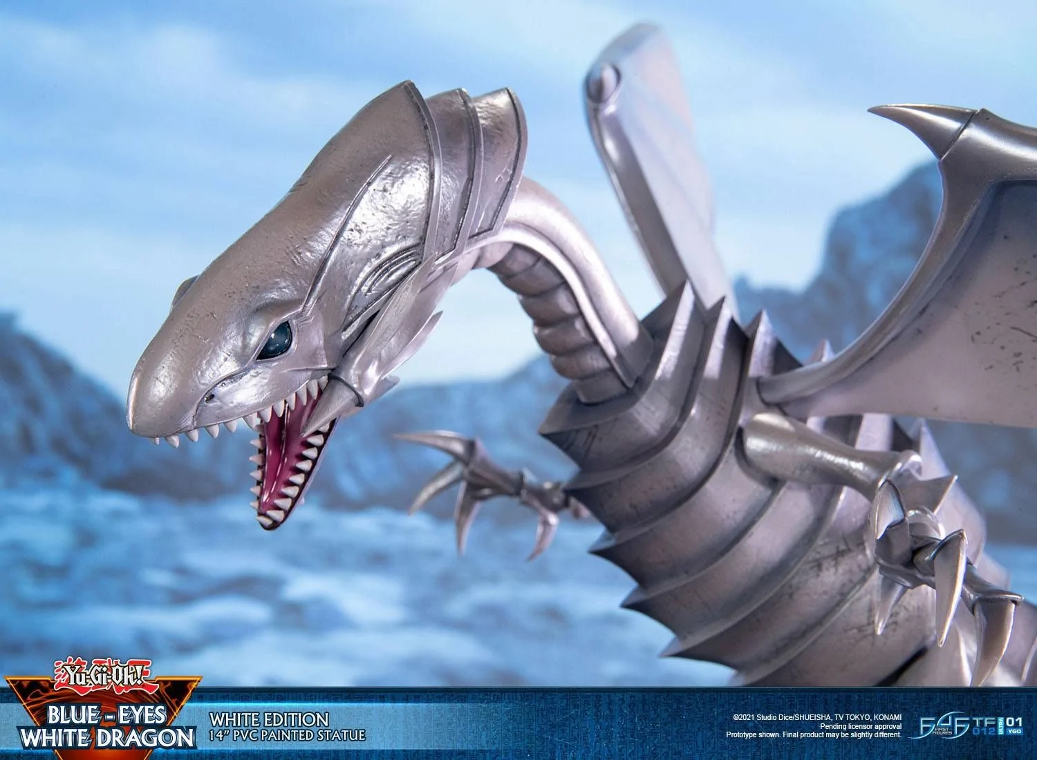 Yu-Gi-Oh Blue Eyes White Dragon White Edition PVC Figure 13 Yu-Gi-Oh Blue Eyes White Dragon White Edition PVC Figure - Image 11