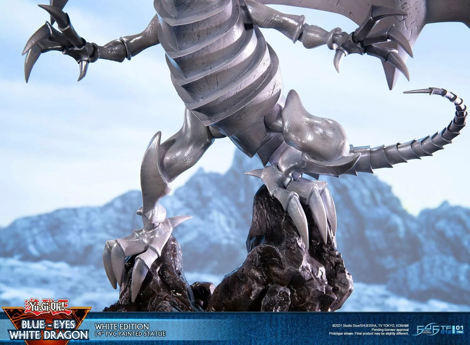 Yu-Gi-Oh Blue Eyes White Dragon White Edition PVC Figure 15 Yu-Gi-Oh Blue Eyes White Dragon White Edition PVC Figure - Image 13