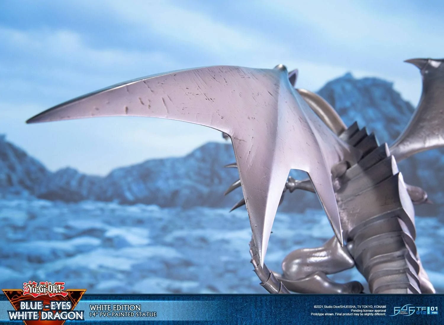 Yu-Gi-Oh Blue Eyes White Dragon White Edition PVC Figure 16 Yu-Gi-Oh Blue Eyes White Dragon White Edition PVC Figure - Image 14