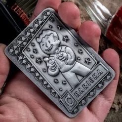 Fallout Charisma Limited Edition Metal Perk Card -Wigs for Fancy Dress Sales Shop fallout charisma perkcard 16