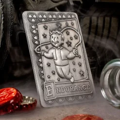 Fallout Endurance Limited Edition Metal Perk Card -Wigs for Fancy Dress Sales Shop fallout perkcard endurance 15