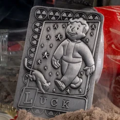 Fallout Luck Limited Edition Metal Perk Card -Wigs for Fancy Dress Sales Shop fallout perkcard luck 4