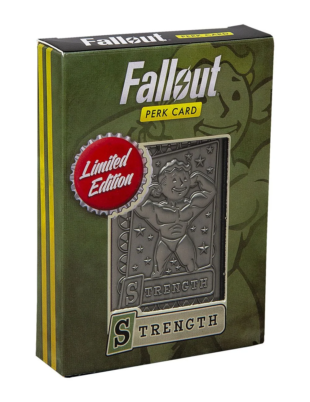 Fallout Strength Limited Edition Metal Perk Card 3 Fallout Strength Limited Edition Metal Perk Card