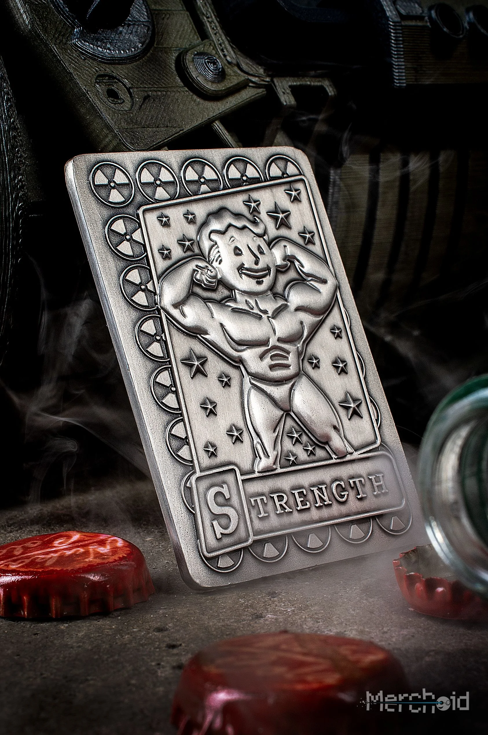 Fallout Strength Limited Edition Metal Perk Card 4 Fallout Strength Limited Edition Metal Perk Card - Image 2