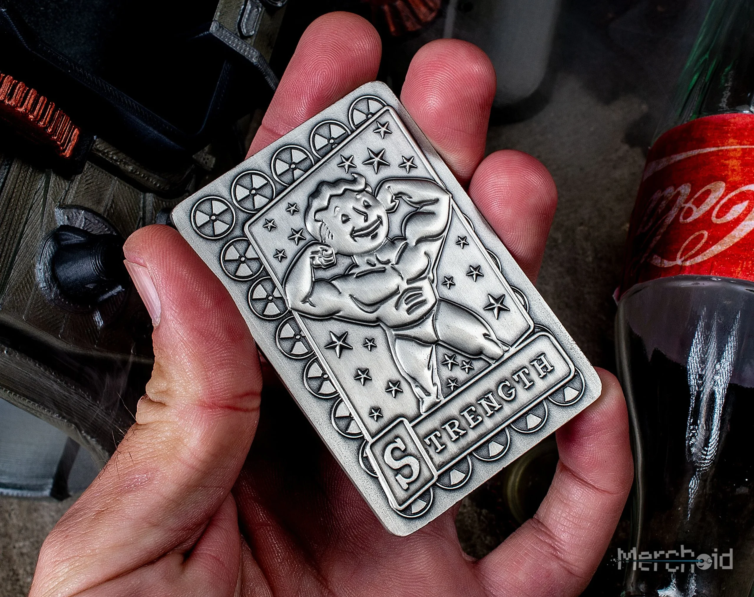 Fallout Strength Limited Edition Metal Perk Card 13 Fallout Strength Limited Edition Metal Perk Card - Image 11