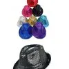 FEDORA SEQUIN HAT IN 8 EYE CATCHING COLOURS 2 FEDORA SEQUIN HAT IN 8 EYE CATCHING COLOURS -Wigs for Fancy Dress Sales Shop fedorahats8