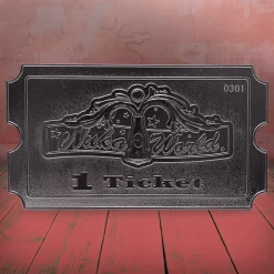 Fallout Nuka World Limited Edition .999 Silver Plated Ticket -Wigs for Fancy Dress Sales Shop flt silv lifestyle