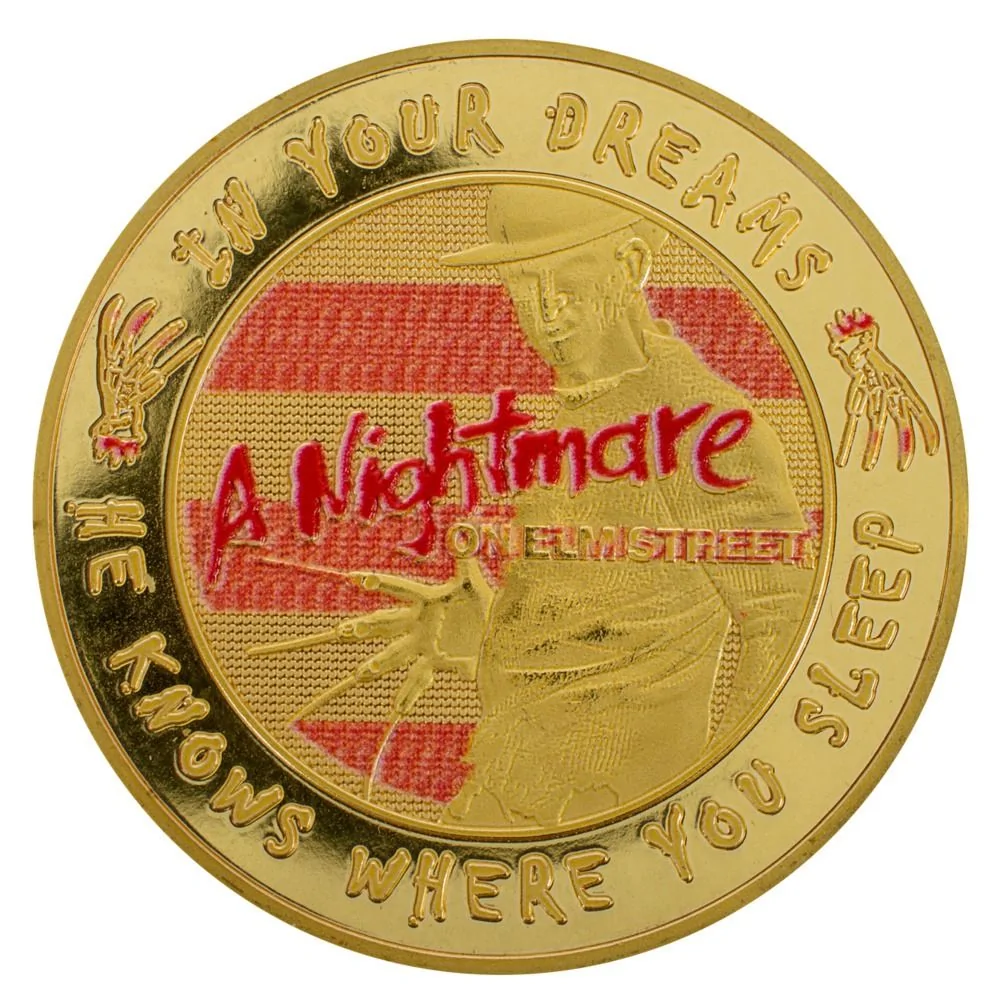 Nightmare On Elm Street Collectible Coin 3 Nightmare On Elm Street Collectible Coin