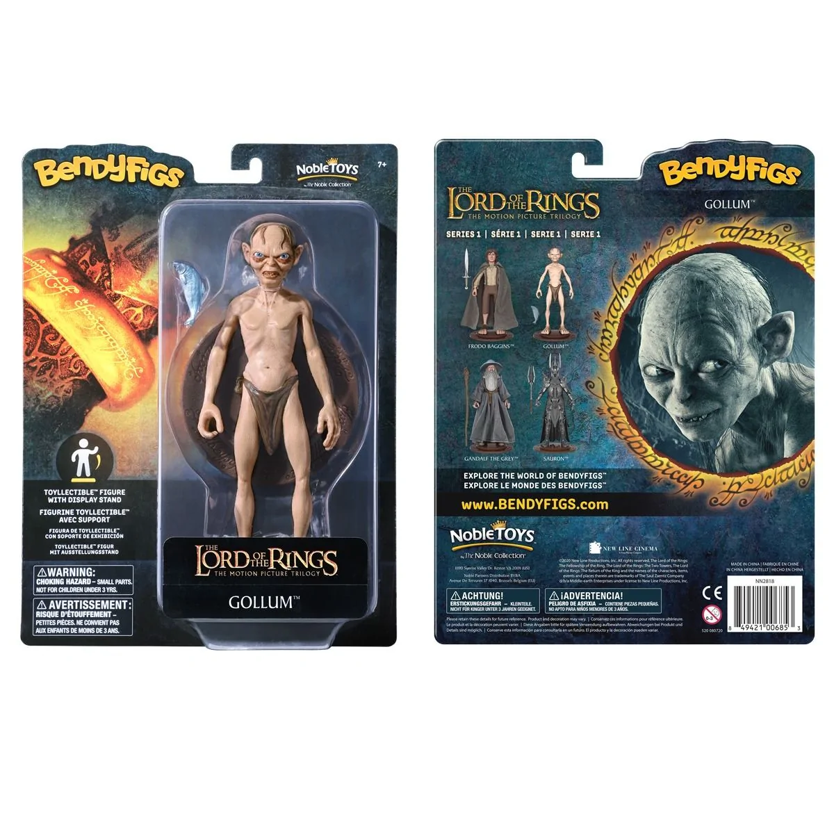 Lord Of The Rings Gollum Bendyfig 4 Lord Of The Rings Gollum Bendyfig - Image 2