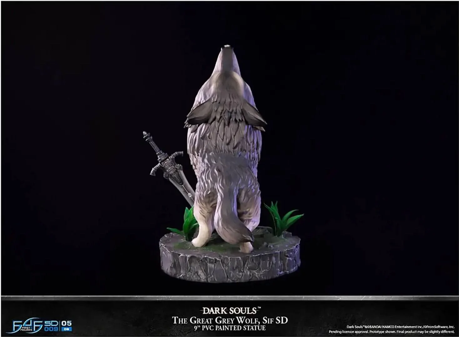 Dark Souls F4F The Great Grey Wolf Sif SD PVC Figure 5 Dark Souls F4F The Great Grey Wolf Sif SD PVC Figure - Image 3
