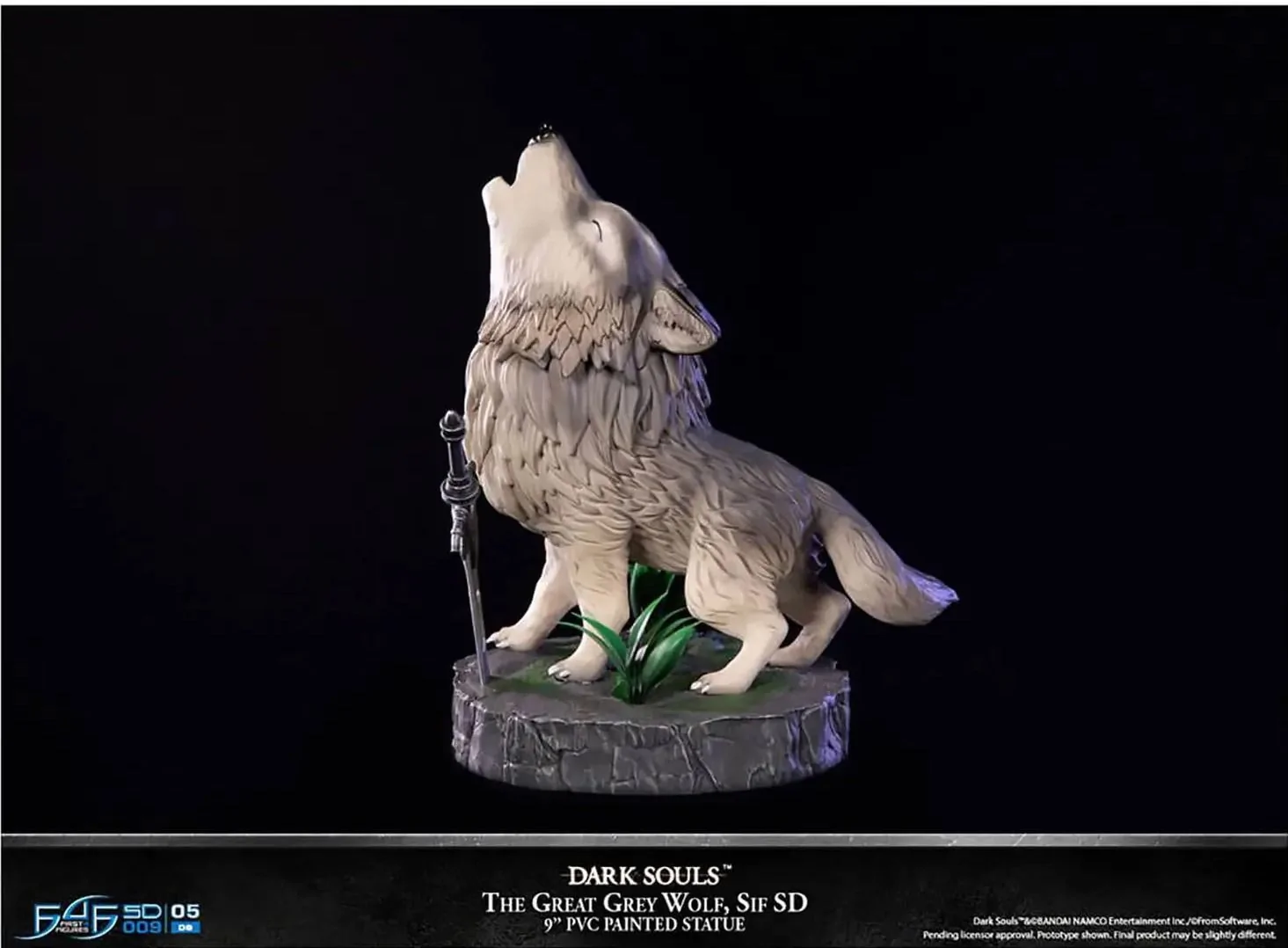 Dark Souls F4F The Great Grey Wolf Sif SD PVC Figure 6 Dark Souls F4F The Great Grey Wolf Sif SD PVC Figure - Image 4