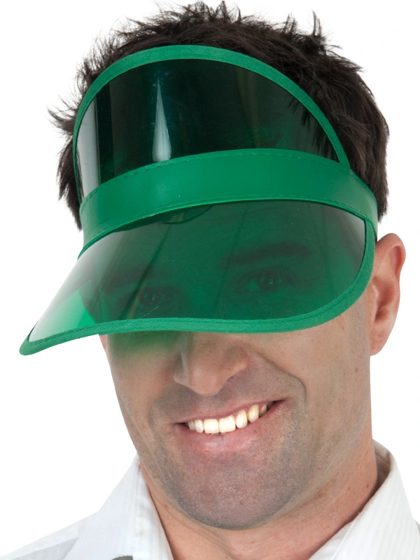 CASINO DEALERS VISOR GREEN 3 CASINO DEALERS VISOR GREEN