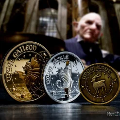 Harry Potter Gringotts Coins Replica Set -Wigs for Fancy Dress Sales Shop gringotts coin unum sicle 8