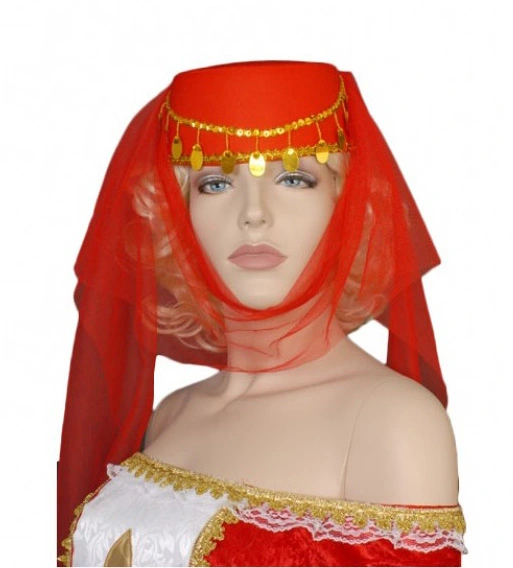 HAREM HAT & VEIL - AVAILABLE IN 3 COLOURS 3 HAREM HAT & VEIL - AVAILABLE IN 3 COLOURS