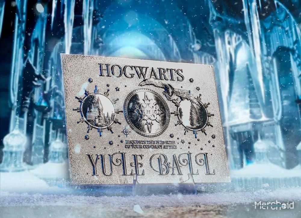 Harry Potter Limited Edition .999 Silver Plated Yule Ball Ticket 5 Harry Potter Limited Edition .999 Silver Plated Yule Ball Ticket - Image 3