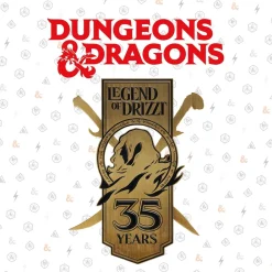 DUNGEONS & DRAGONS Limited Edition Legend Of Drizzt 35th Anniversary Ingot Preorder -Wigs for Fancy Dress Sales Shop has dun33 presenter