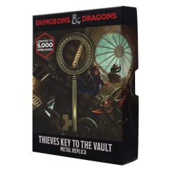 DUNGEONS & DRAGONS Limited Edition Keys From The Golden Vault Replica Key Preorder -Wigs for Fancy Dress Sales Shop has dun40 box angle white