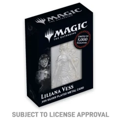 Magic The Gathering Limited Edition .999 Silver Plated Liliana Metal Collectible