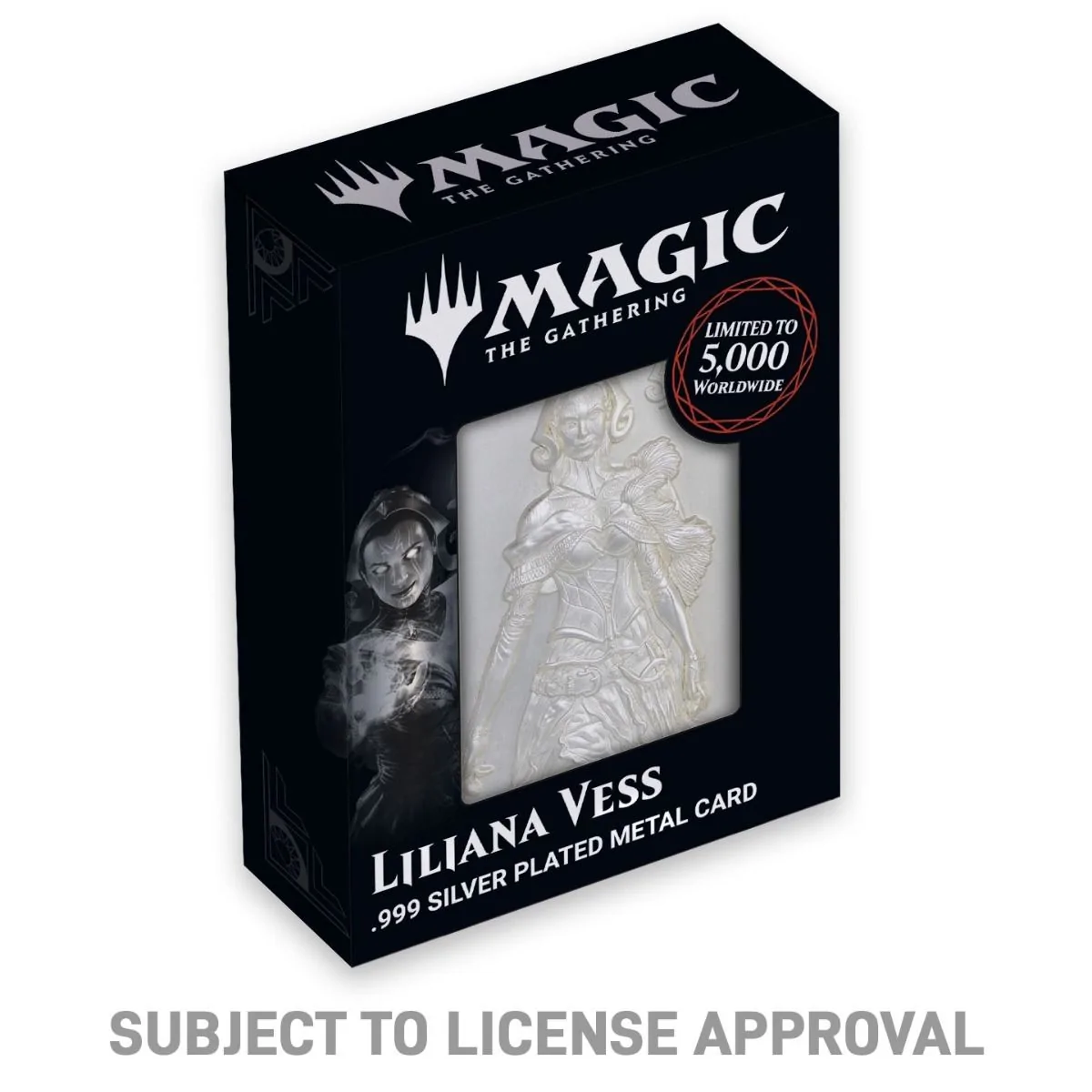 Magic The Gathering Limited Edition .999 Silver Plated Liliana Metal Collectible 3 Magic The Gathering Limited Edition .999 Silver Plated Liliana Metal Collectible