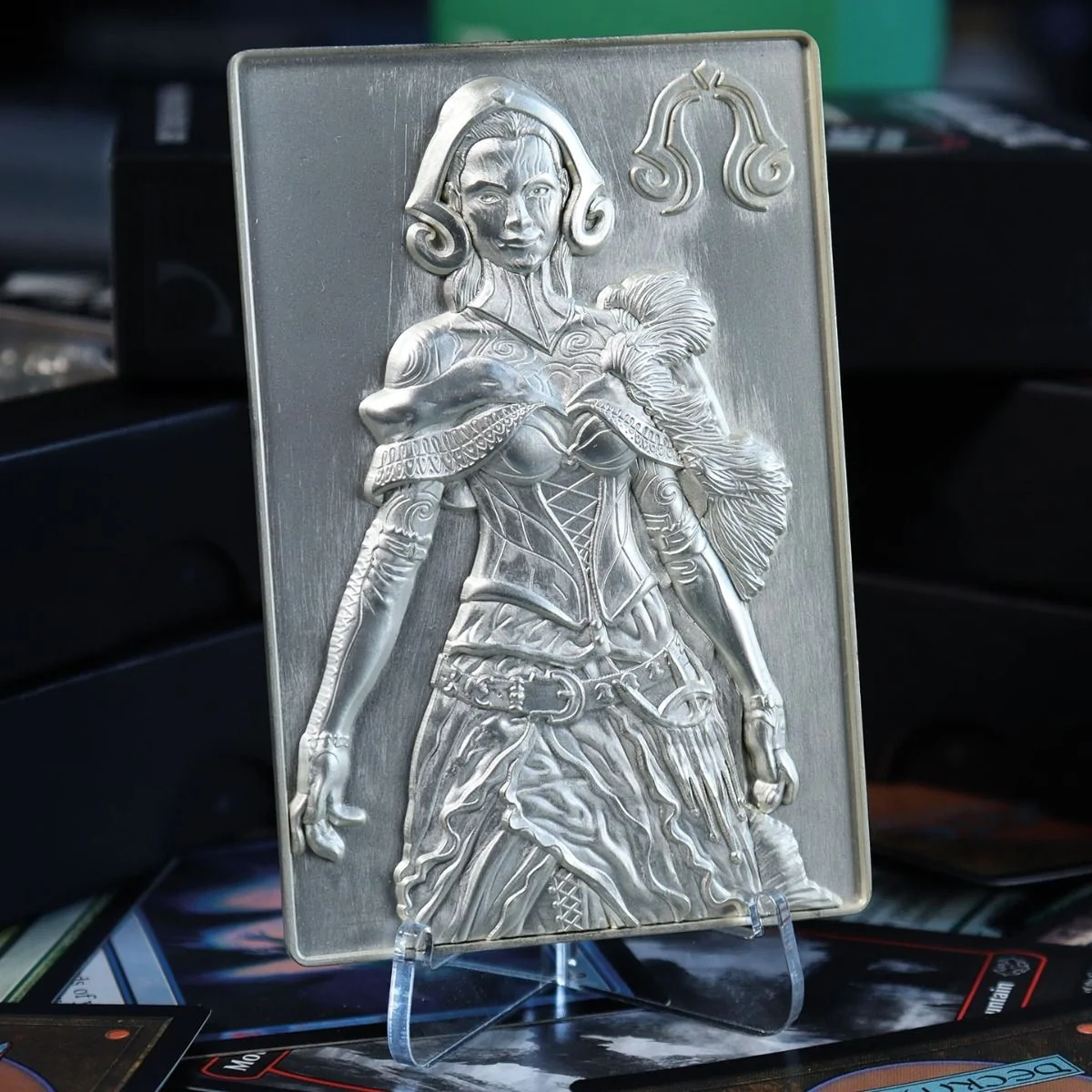 Magic The Gathering Limited Edition .999 Silver Plated Liliana Metal Collectible 7 Magic The Gathering Limited Edition .999 Silver Plated Liliana Metal Collectible - Image 5