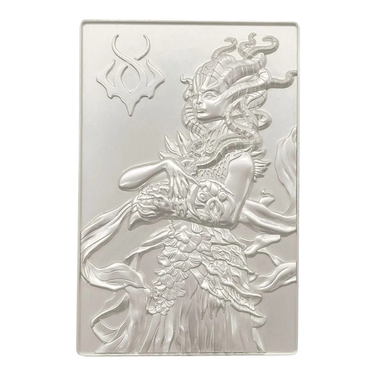 Magic The Gathering Limited Edition .999 Silver Plated Vraska Metal Collectible 5 Magic The Gathering Limited Edition .999 Silver Plated Vraska Metal Collectible - Image 3