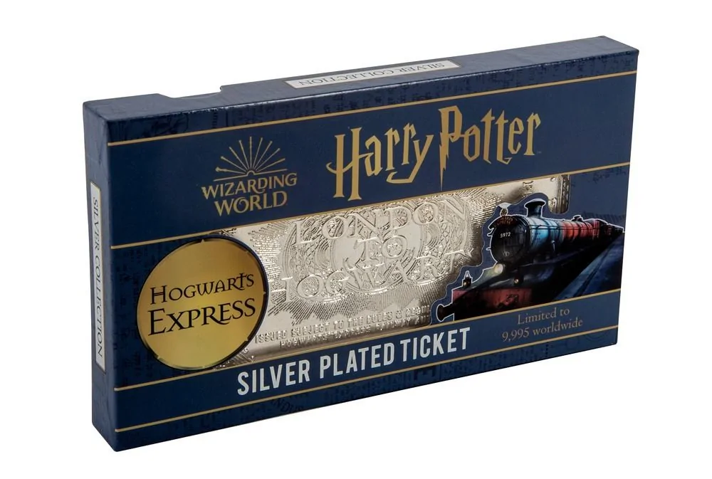Harry Potter Limited Edition .999 Silver Plated Hogwarts Train Ticket 5 Harry Potter Limited Edition .999 Silver Plated Hogwarts Train Ticket - Image 3