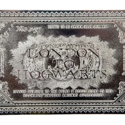 Harry Potter Limited Edition .999 Silver Plated Hogwarts Train Ticket