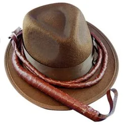 INDIANA JONES HAT & WHIP ADVENTURERS SET