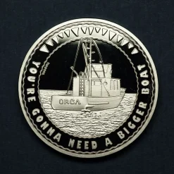 JAWS Limited Edition Coin 5 JAWS Limited Edition Coin -Wigs for Fancy Dress Sales Shop jaws limited edition coin1 scaled