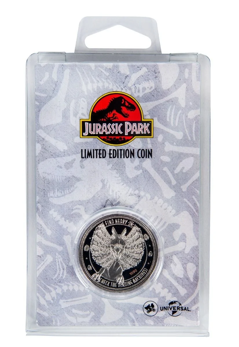 JURASSIC PARK 'Find Nedry' Dilophosaurus Limited Edition Coin 5 JURASSIC PARK 'Find Nedry' Dilophosaurus Limited Edition Coin - Image 3