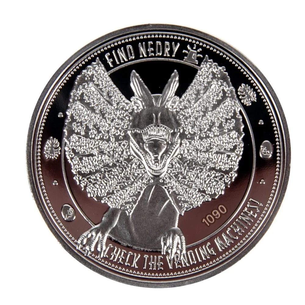 JURASSIC PARK 'Find Nedry' Dilophosaurus Limited Edition Coin 3 JURASSIC PARK 'Find Nedry' Dilophosaurus Limited Edition Coin