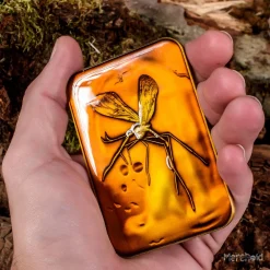 JURASSIC PARK Mosquito In Amber Limited Edition Ingot Preorder -Wigs for Fancy Dress Sales Shop jurassicpark amber ingot 19