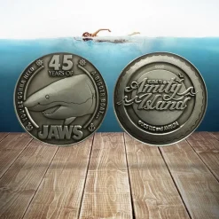 JAWS 45th Anniversary Limited Edition Coin 5 JAWS 45th Anniversary Limited Edition Coin -Wigs for Fancy Dress Sales Shop jw116 jaws coin