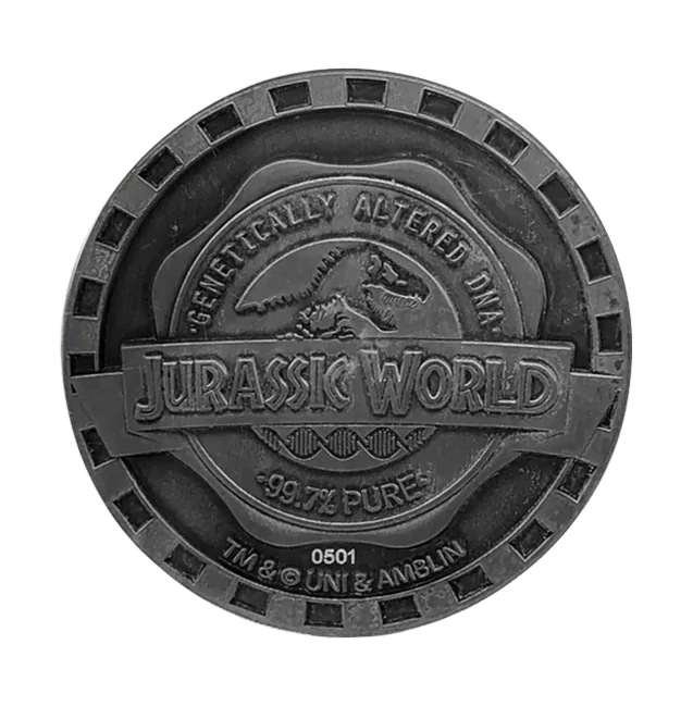 JURASSIC PARK Blue Limited Edition Coin 5 JURASSIC PARK Blue Limited Edition Coin - Image 3