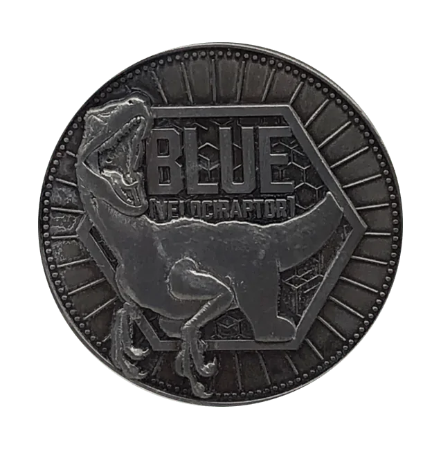JURASSIC PARK Blue Limited Edition Coin 6 JURASSIC PARK Blue Limited Edition Coin - Image 4