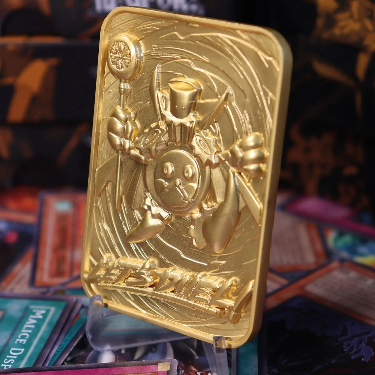 Yu-Gi-Oh Time Wizard Limited Edition 24K Gold Plated Metal Card 7 Yu-Gi-Oh Time Wizard Limited Edition 24K Gold Plated Metal Card - Image 5