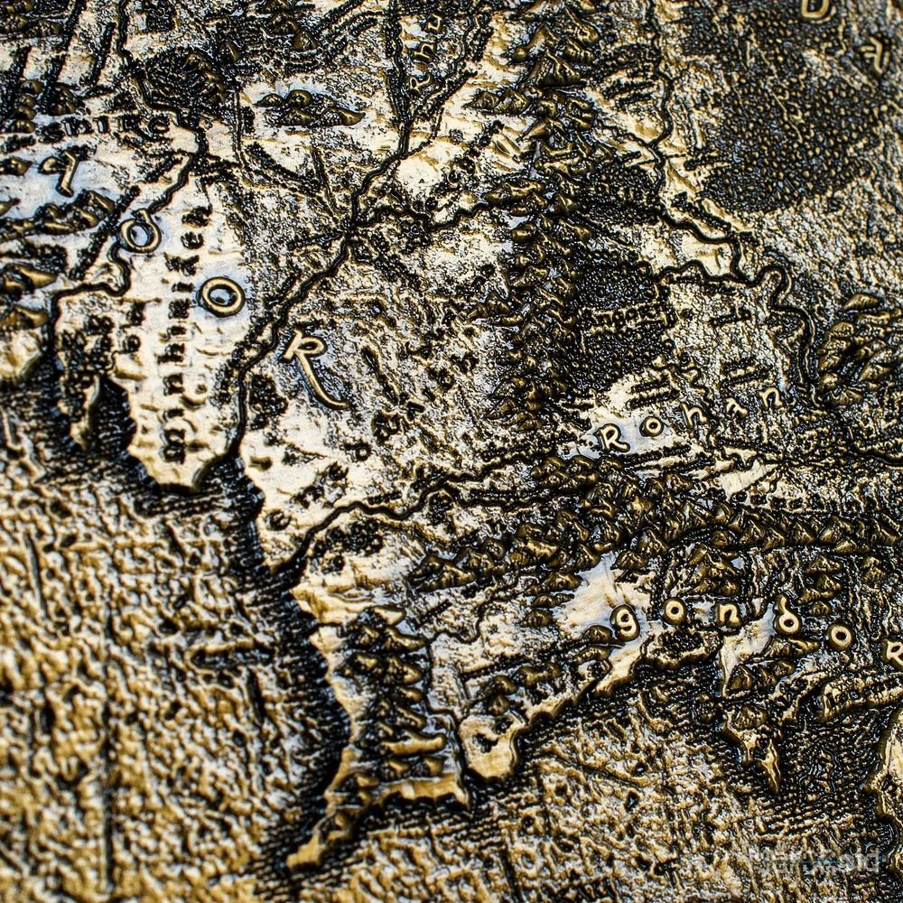 Lord Of The Rings Middle Earth Metal Map Preorder 15 Lord Of The Rings Middle Earth Metal Map Preorder - Image 13