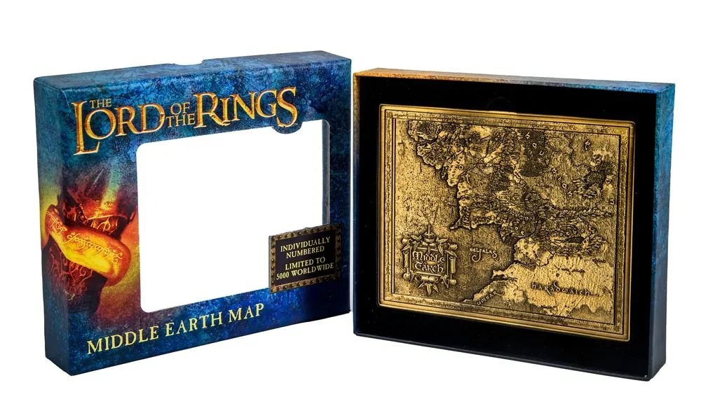 Lord Of The Rings Middle Earth Metal Map Preorder 6 Lord Of The Rings Middle Earth Metal Map Preorder - Image 4