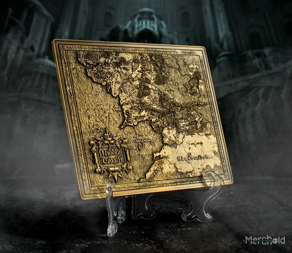 Lord Of The Rings Middle Earth Metal Map Preorder 4 Lord Of The Rings Middle Earth Metal Map Preorder - Image 2