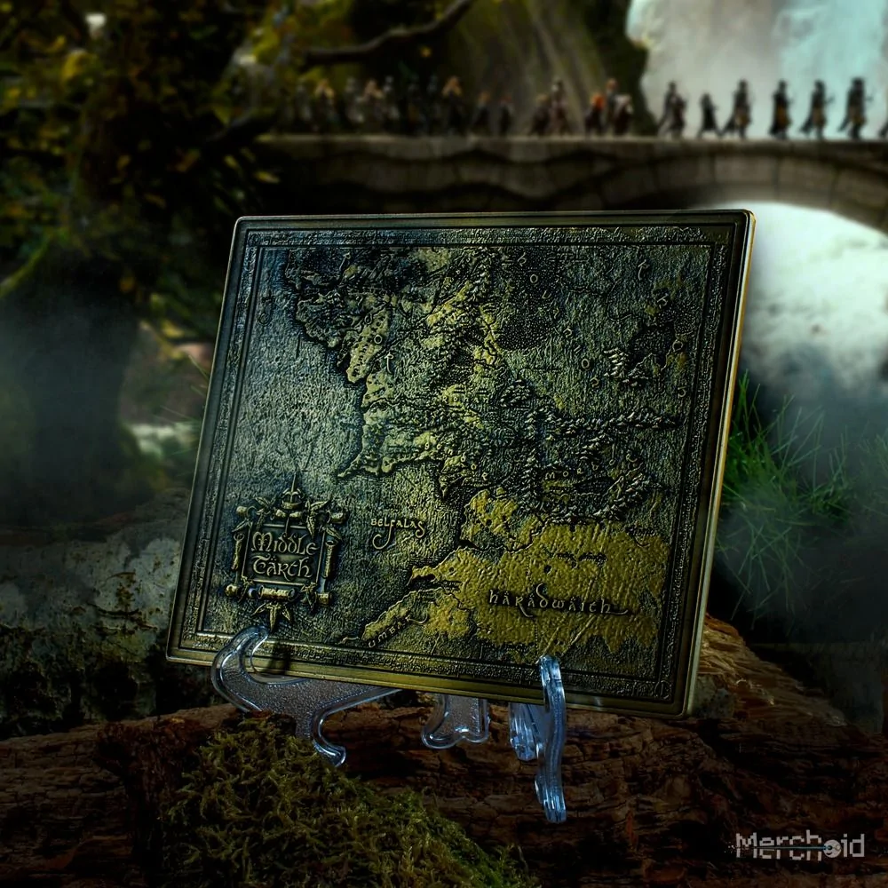 Lord Of The Rings Middle Earth Metal Map Preorder 5 Lord Of The Rings Middle Earth Metal Map Preorder - Image 3