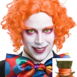 MAD HATTER WIG AND EYEBROWS SET