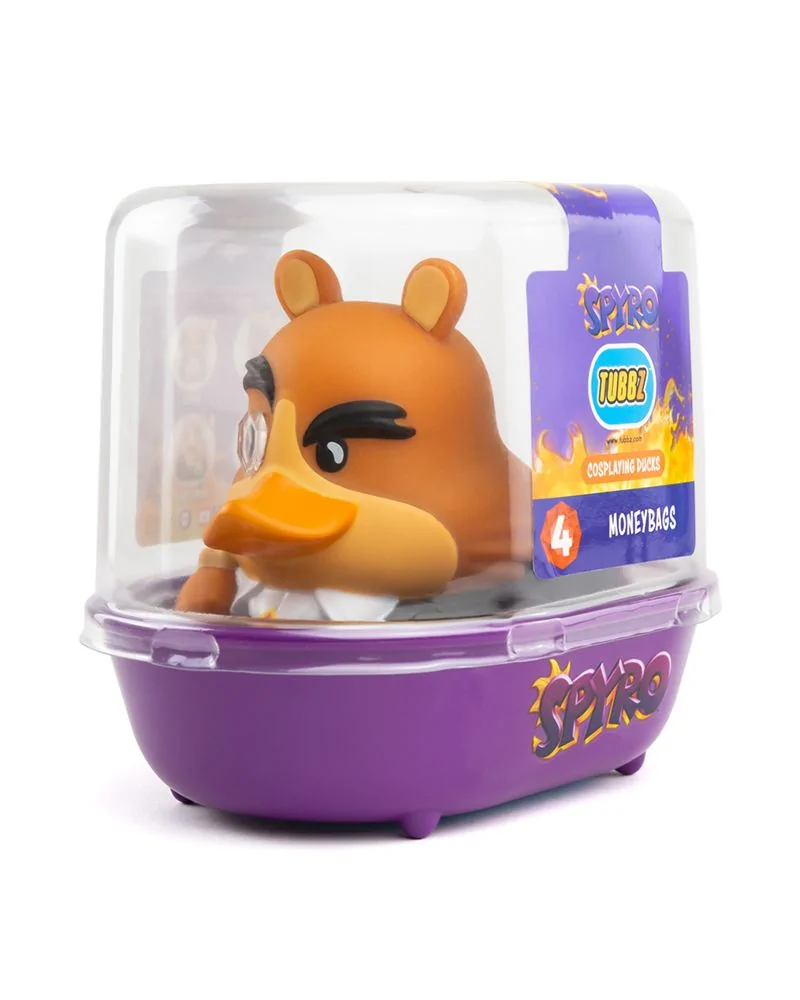 Spyro The Dragon Moneybags Tubbz Rubber Duck Collectible 5 Spyro The Dragon Moneybags Tubbz Rubber Duck Collectible - Image 3