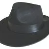 GANGSTER FELTEX BLACK HAT 1 GANGSTER FELTEX BLACK HAT -Wigs for Fancy Dress Sales Shop n2265 gangster feltex hat