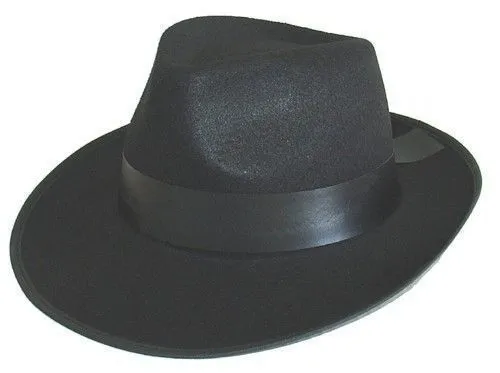 GANGSTER FELTEX BLACK HAT 3 GANGSTER FELTEX BLACK HAT