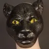 MASK - FULL FACE BLACK PANTHER -Wigs for Fancy Dress Sales Shop panthermaskinteralia